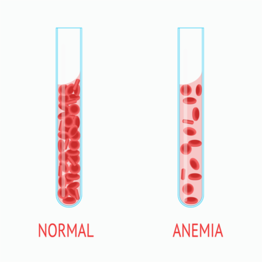 decreased red blood cells in complete blood count (CBC) test